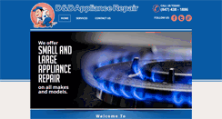 Desktop Screenshot of danddappliance.com